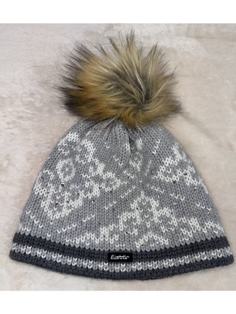 EISBAR Women's Dalia Lux Crystal Hat with Eisbar Logo